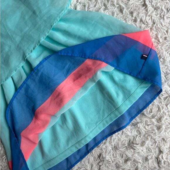 Tommy Hilfiger Colorful Sleeveless Tiered Dress Size 8 - Picture 3 of 6